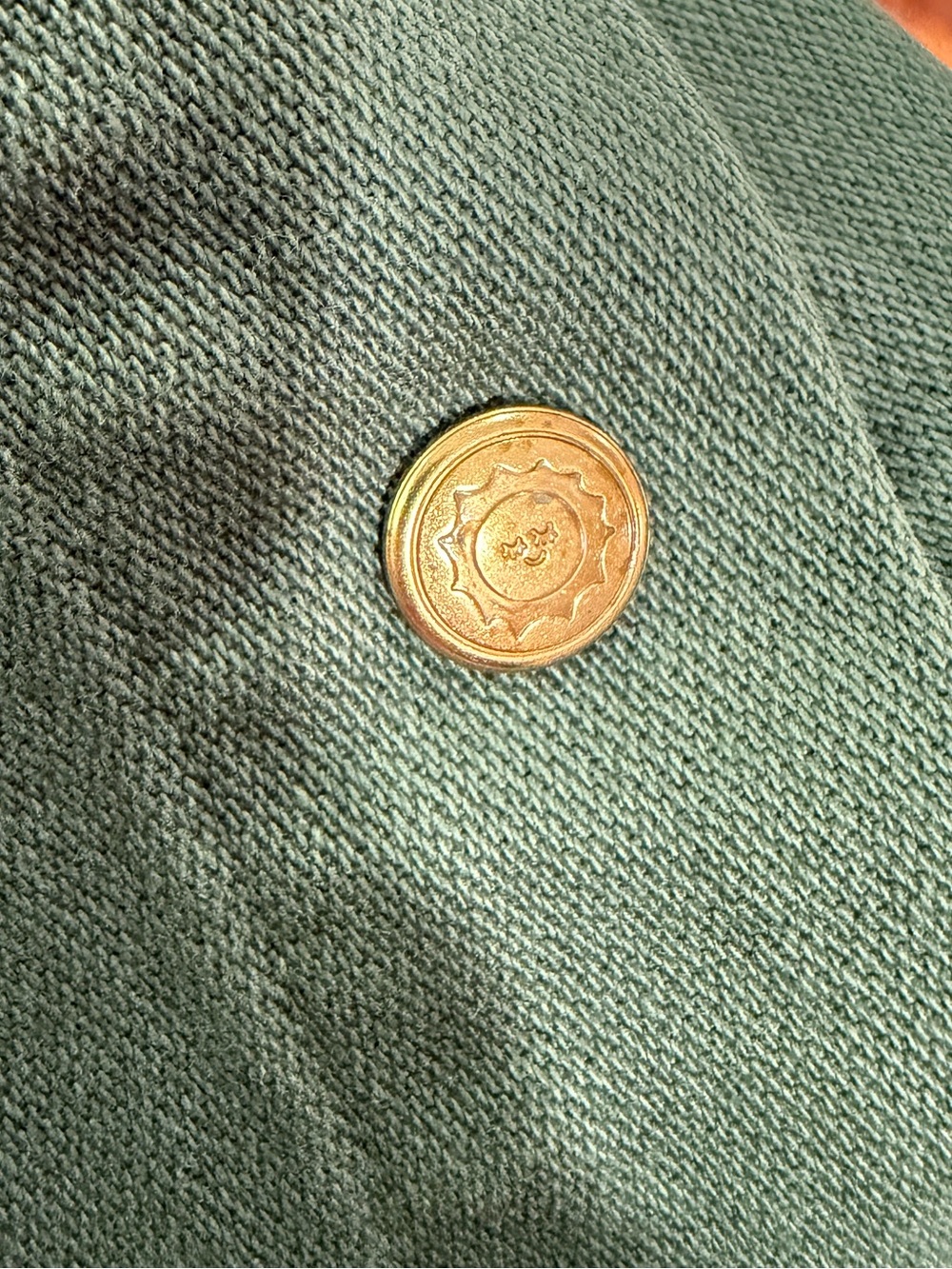 Big Bud Press Green 100% Cotton Denim Long Sleeve Snap Front Work Jacket Sz. XL - Picture 5 of 6